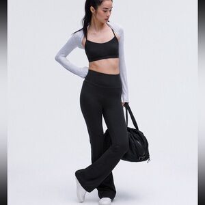 lululemon athletica Black High-Rise Flared Leggings